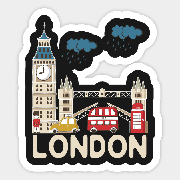 London Souvenir Sticker by SiGo